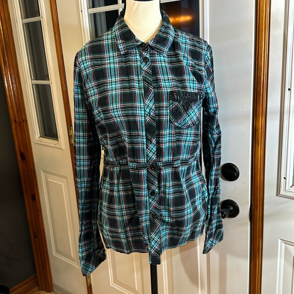 Volcom Plaid Button Up Shirt